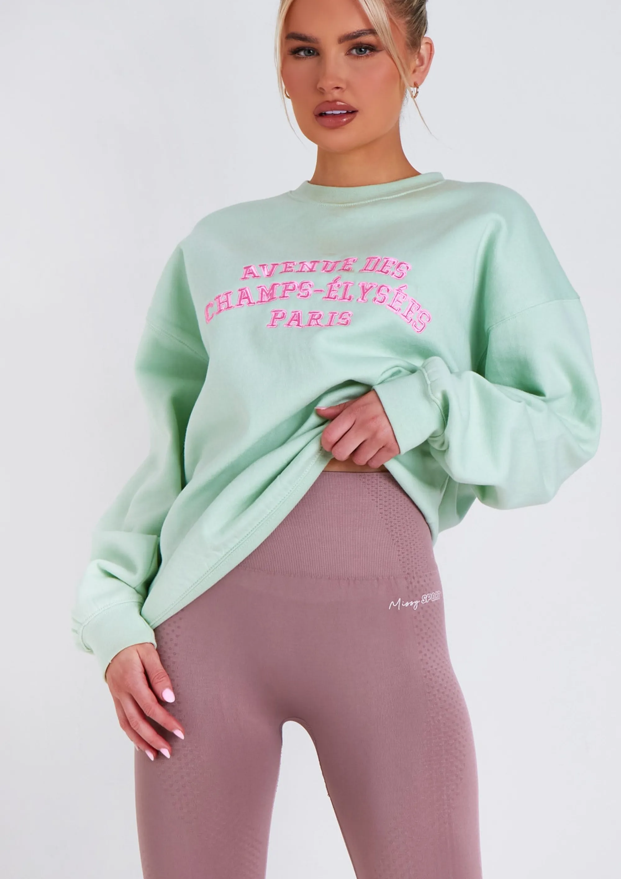 Missy Empire Anni Mocha Missy Sport Seamless High Waisted Gym Leggings^Women Seamless & Shapewear