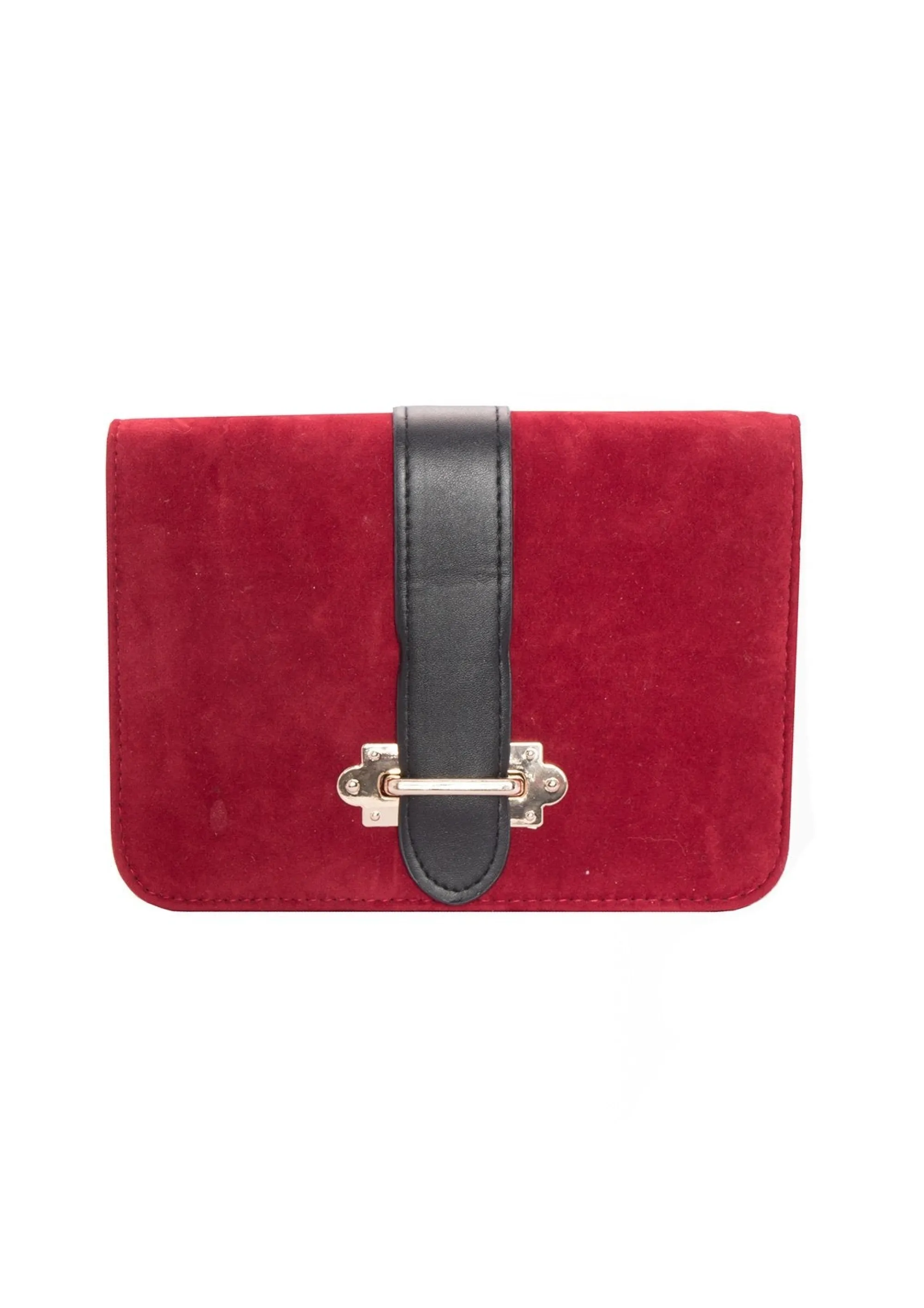 Missy Empire Charlotte Red Suede Belted Bumbag^Women Bags & Purses