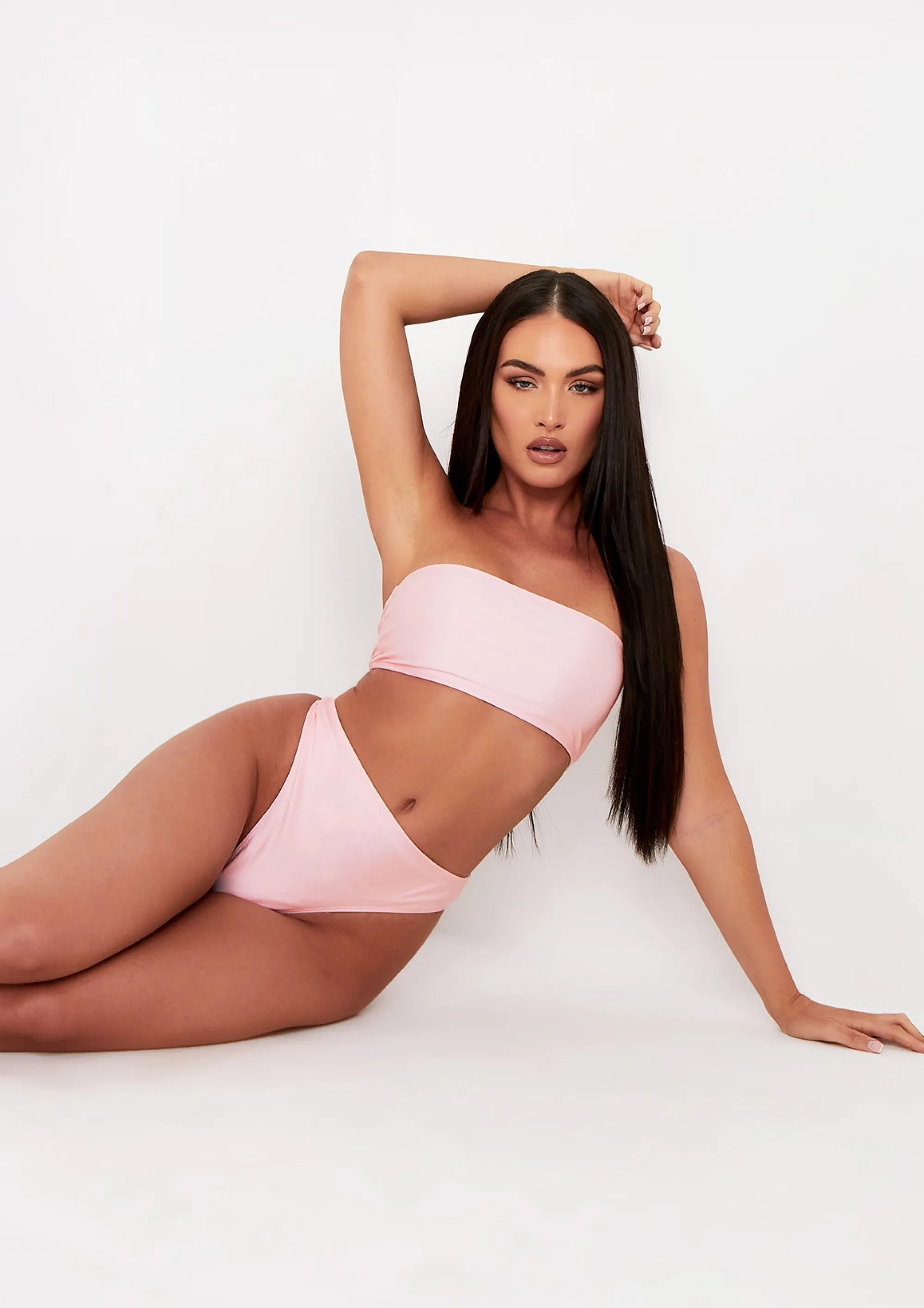 Missy Empire Grace Pink Bandeau Bikini Top Best