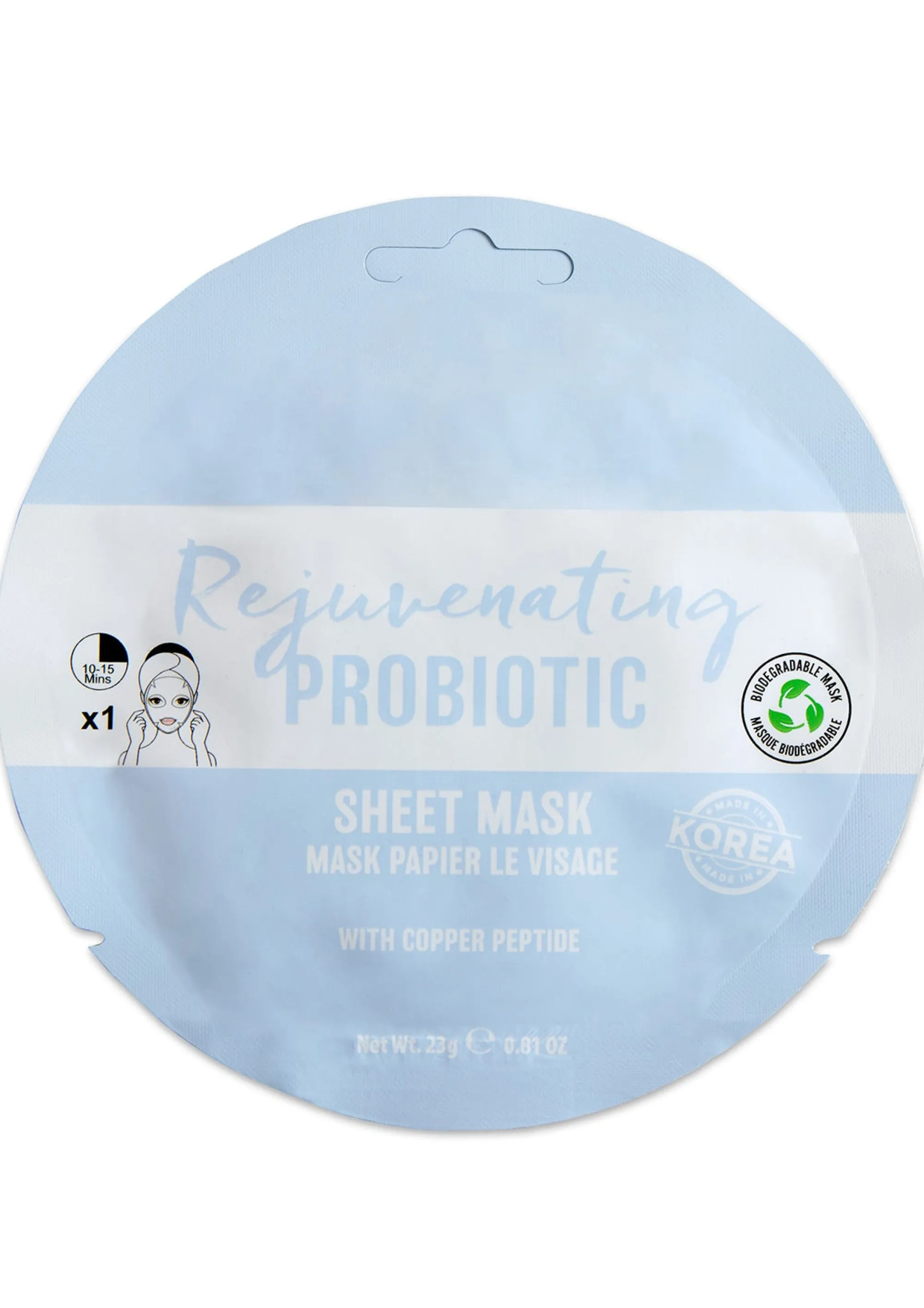 Missy Empire Rejuvenating Probiotic Sheet Face Mask^Women Beauty