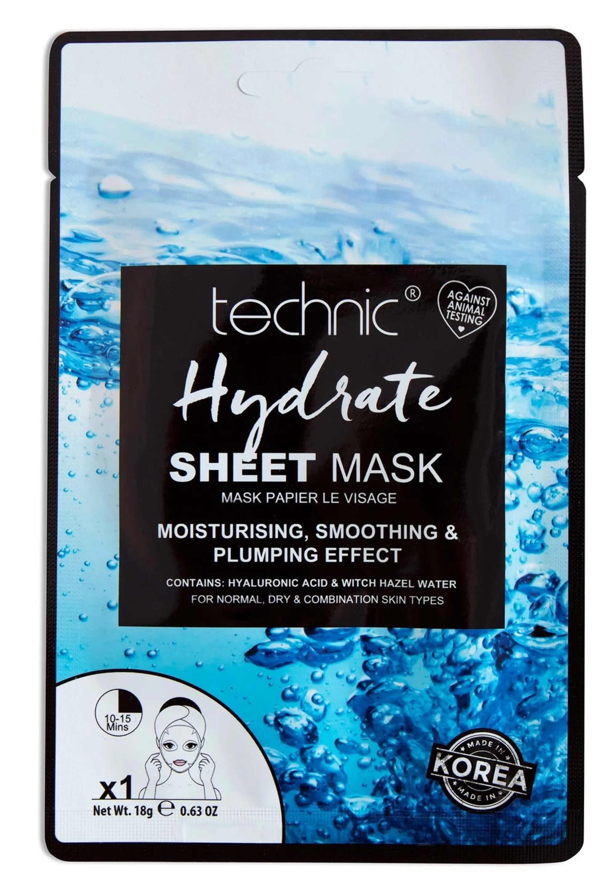 Missy Empire Technic Hydrate Face Sheet Mask^Women Beauty