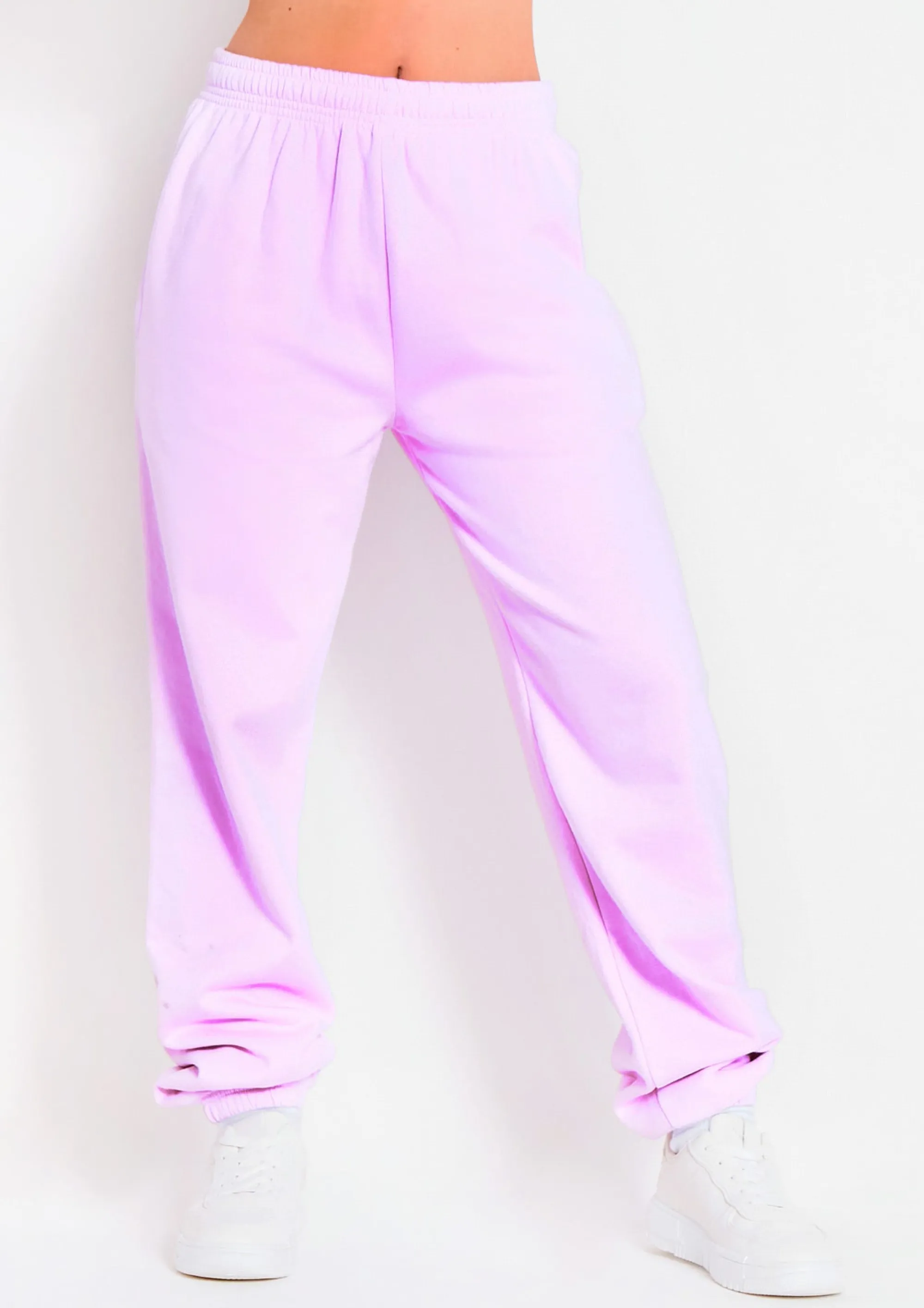 Missy Empire Toni Lilac Oversized Joggers Store